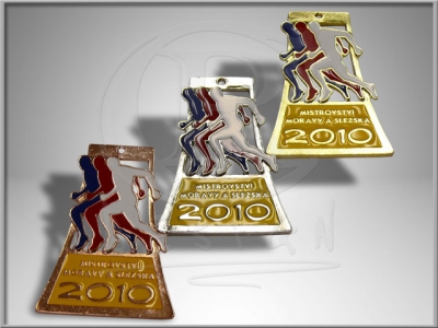 Medaillen der Meisterschaft von Morava und Schlesien 2010
