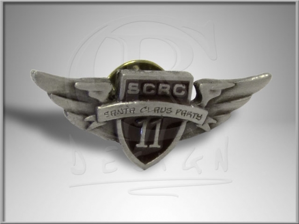 badge of Santa Claus party