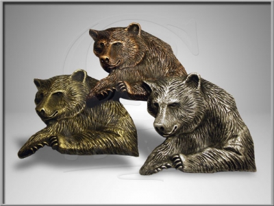Gürtelschnalle Bär