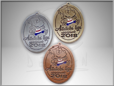 Medaile Atletická liga minipřípravek 2018