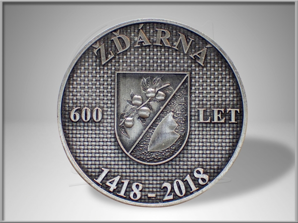 Medaile Žďárná 600 let