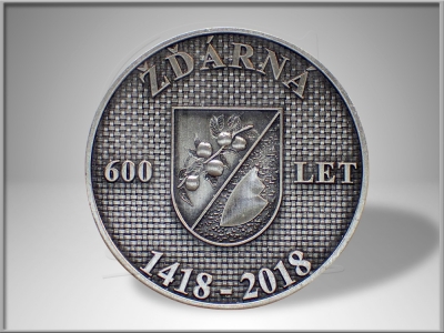 Medaile Žďárná 600 let