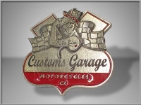 Custom Garage - odznak