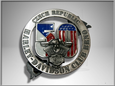 Badge Harley Davidson Club Brno