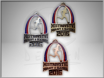 Medaile Mistrovství Moravy a Slezska 2016