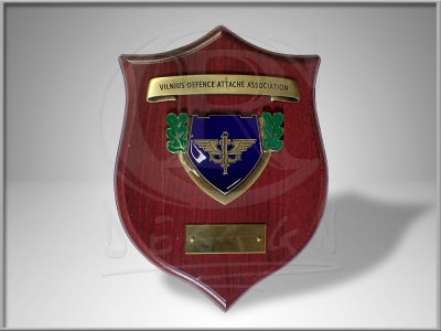 Plaketa Vilnius defence attache association