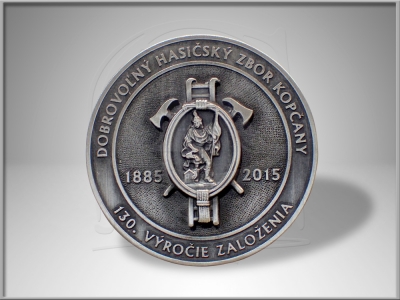 Medaile Dobrovolný hasičský sbor Kopčany