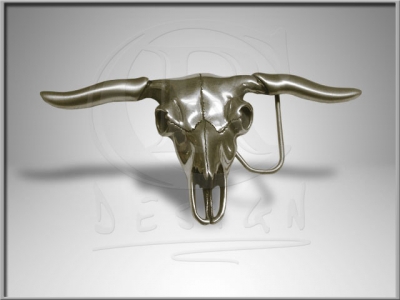Gürtelschnalle Bullhorn